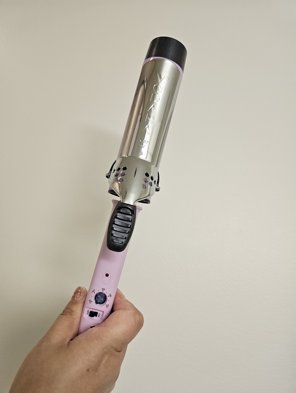 VODANA Professional GlamWave Ceramic Curling Iron - Lavendar - Picture 3 of 8